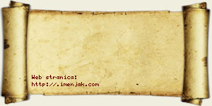 Danijel Vasiljković vizit kartica